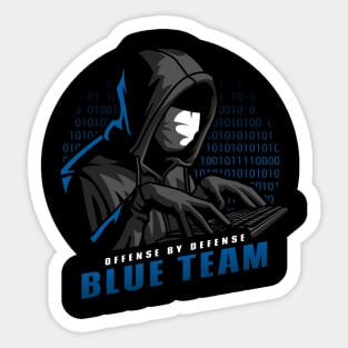 Blue Team | Hacker Design Sticker